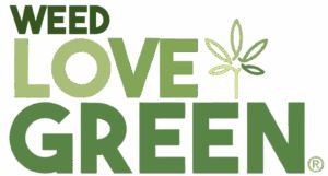 Logotipo de Weed Love Green