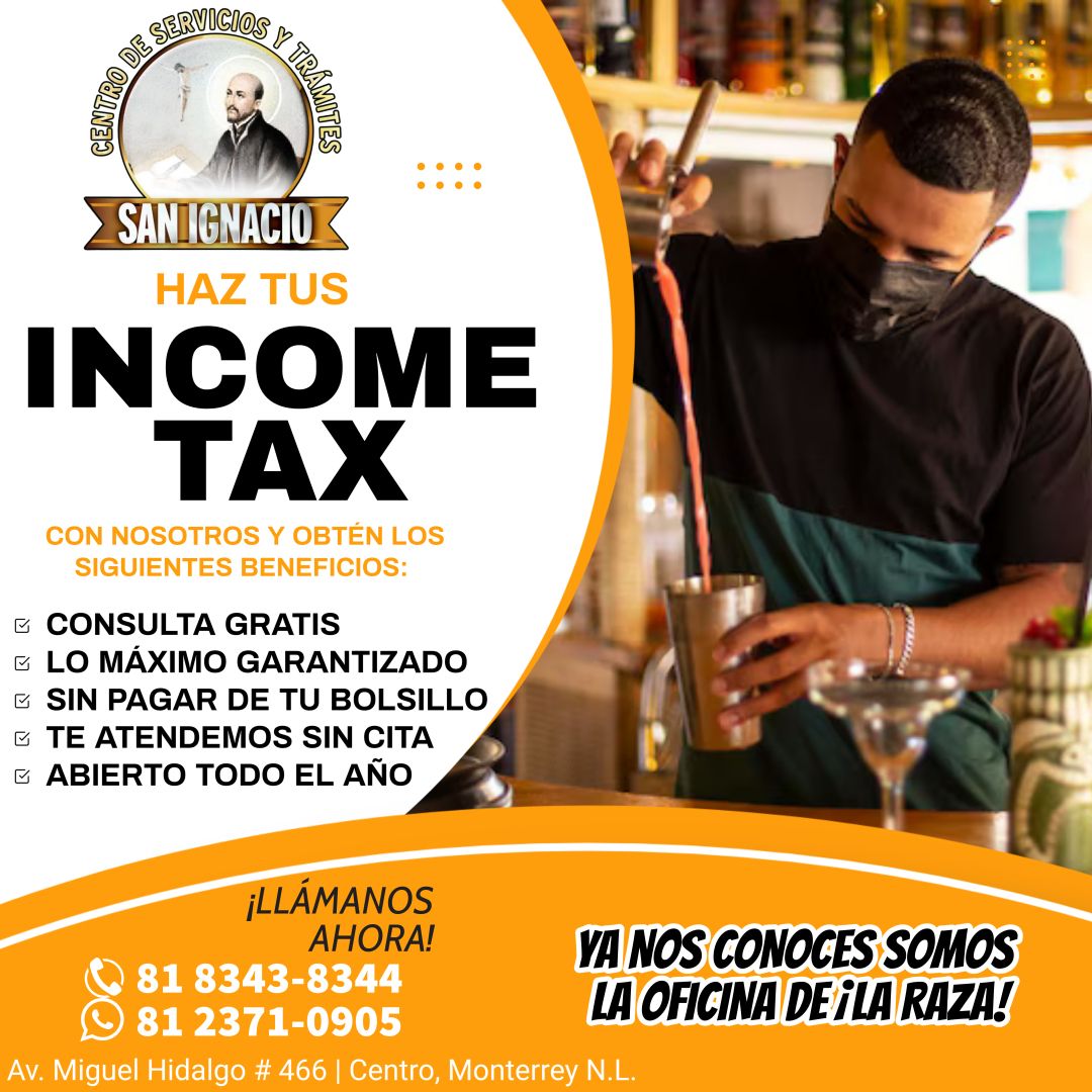 Flyer San Ignacio — Income Tax y beneficios