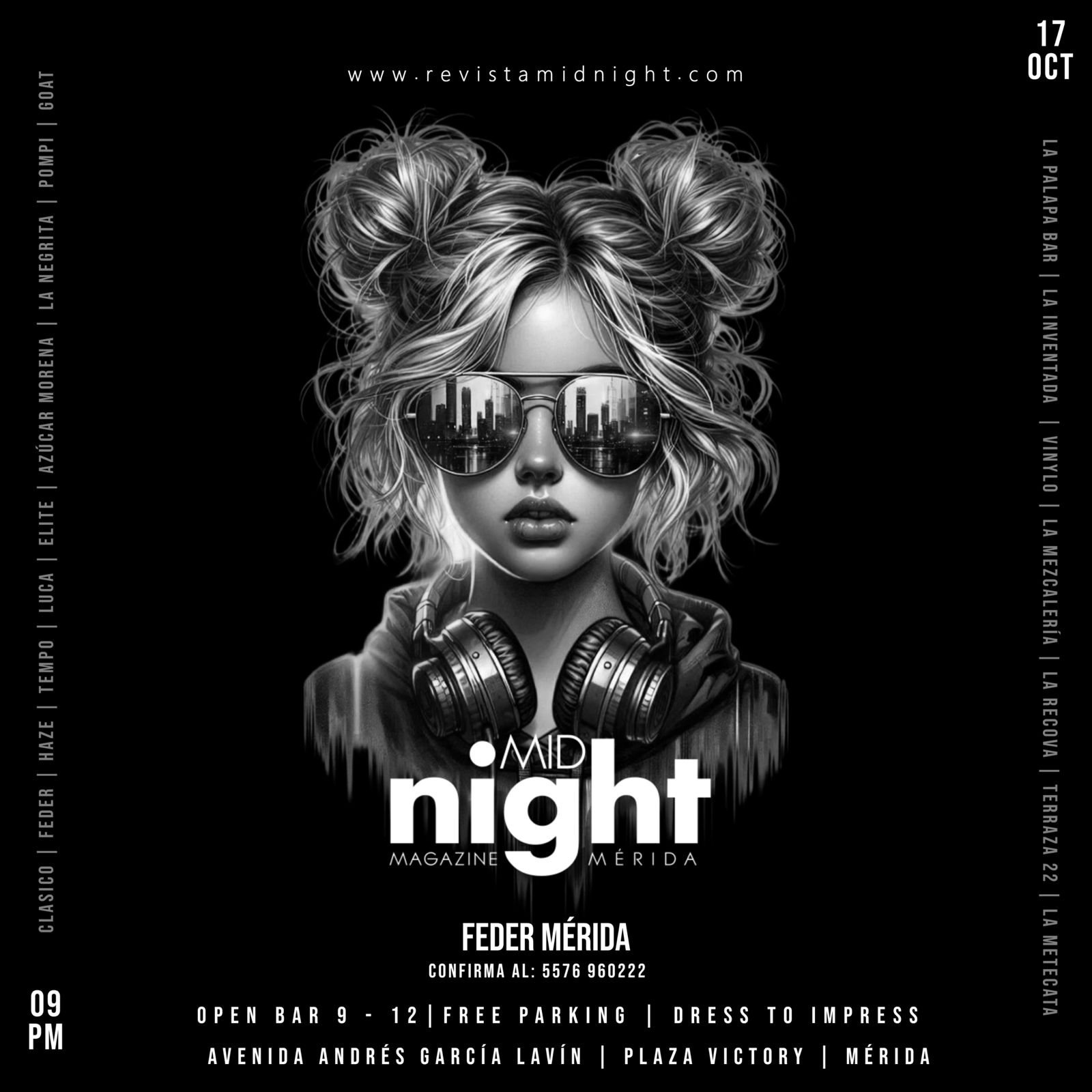 Portada de Midnight Magazine Mérida — edición digital