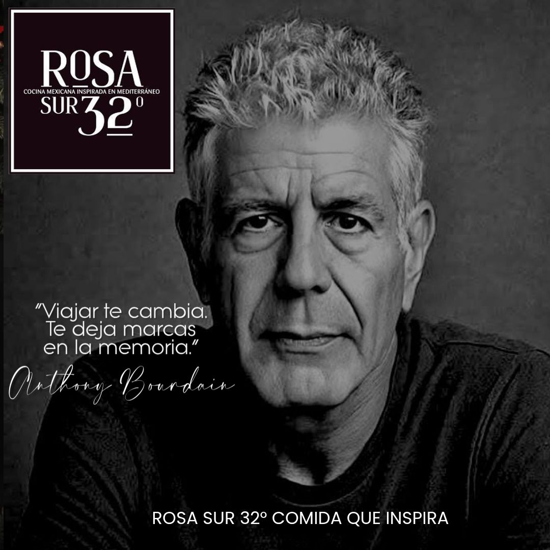 Flyer Rosa Sur 32° — comida que inspira